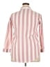 Unbranded Stripes Pink Long Sleeve Button-Down Shirt Size 4X (estimated) - photo 2