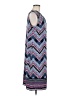 JM Collection Chevron-herringbone Blue Casual Dress Size M - photo 4