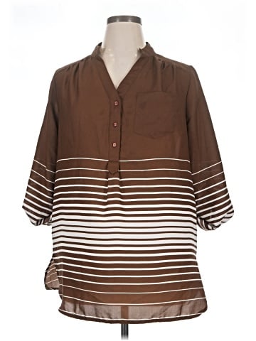 Denim 24/7 3/4 Sleeve Blouse (view 1)