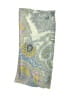 J.Jill 100% Polyester Paisley Gray Scarf One size - photo 2