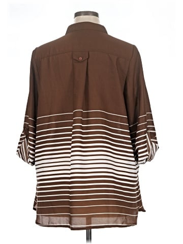 Denim 24/7 3/4 Sleeve Blouse (view 2)