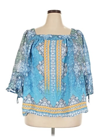 Zac & Rachel 3/4 Sleeve Blouse (view 1)