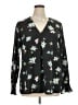 Banana Republic 100% Polyester Black Long Sleeve Blouse Size XL - photo 1