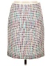 Etcetera 100% Polyester Tweed Silver Casual Skirt Size 2 - photo 1