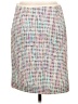Etcetera 100% Polyester Tweed Silver Casual Skirt Size 2 - photo 2