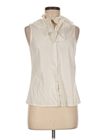 Theory Sleeveless Button-Down Shirt (view 1)