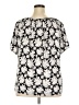 Cathy Daniels Black Short Sleeve Blouse Size 3X - photo 2