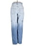 IRO 100% Cotton Color Block Blue Jeans Size 25 waist - photo 2
