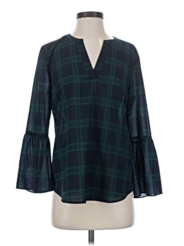 J.Crew Factory Store 3/4 Sleeve Blouse (view 1)