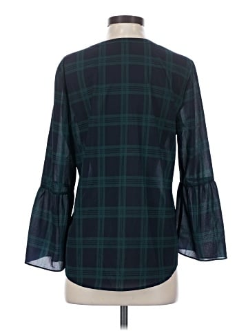 J.Crew Factory Store 3/4 Sleeve Blouse (view 2)