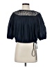 Merlette 100% Pima Cotton Blue 3/4 Sleeve Blouse Size S - photo 1