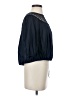 Merlette 100% Pima Cotton Blue 3/4 Sleeve Blouse Size S - photo 4