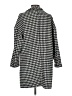 Old Navy 100% Polyester Houndstooth Black Coat Size S - photo 2