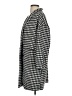 Old Navy 100% Polyester Houndstooth Black Coat Size S - photo 5