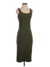Three Dots Solid Green Casual Dress Size S - photo 1