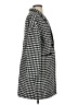 Old Navy 100% Polyester Houndstooth Black Coat Size S - photo 4