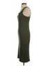 Three Dots Solid Green Casual Dress Size S - photo 5