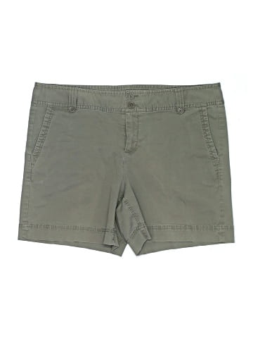 Caslon Khaki Shorts (view 1)