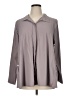 Marla Wynne Gray Long Sleeve Blouse Size 1X - photo 1