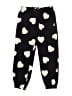 Old Navy 100% Polyester Hearts Black Casual Pants Size 8 - photo 1