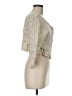 Tempo Paris Ivory 3/4 Sleeve Button-Down Shirt Size M - photo 4