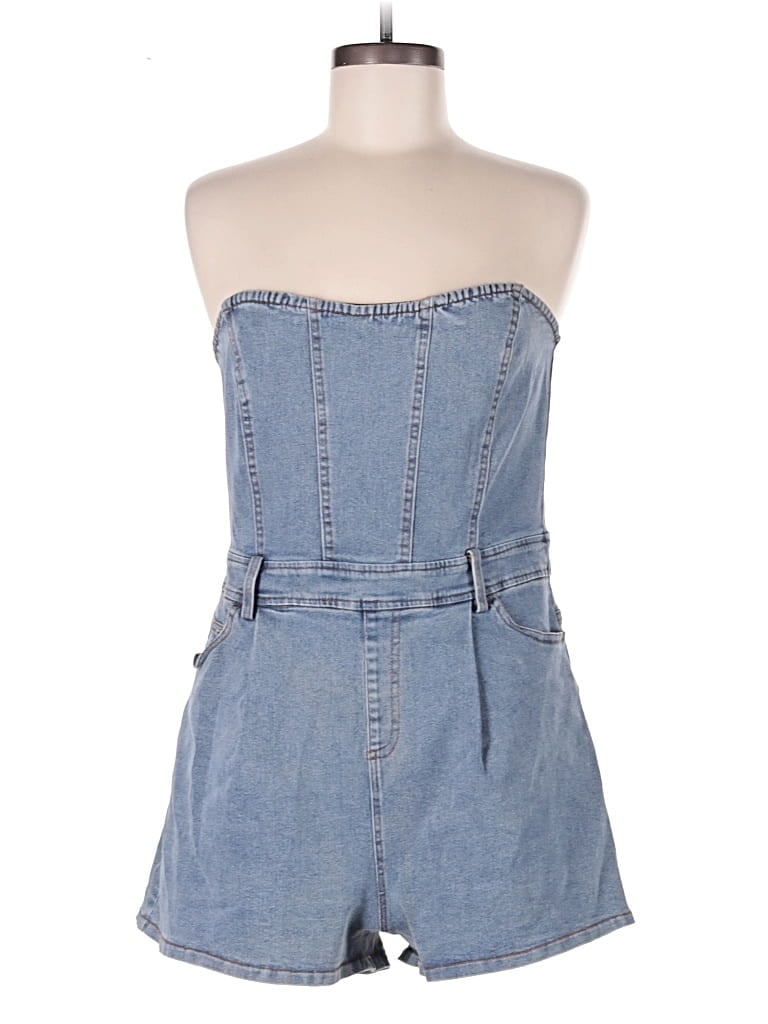 Pre-owned Le Lis Romper In Blue