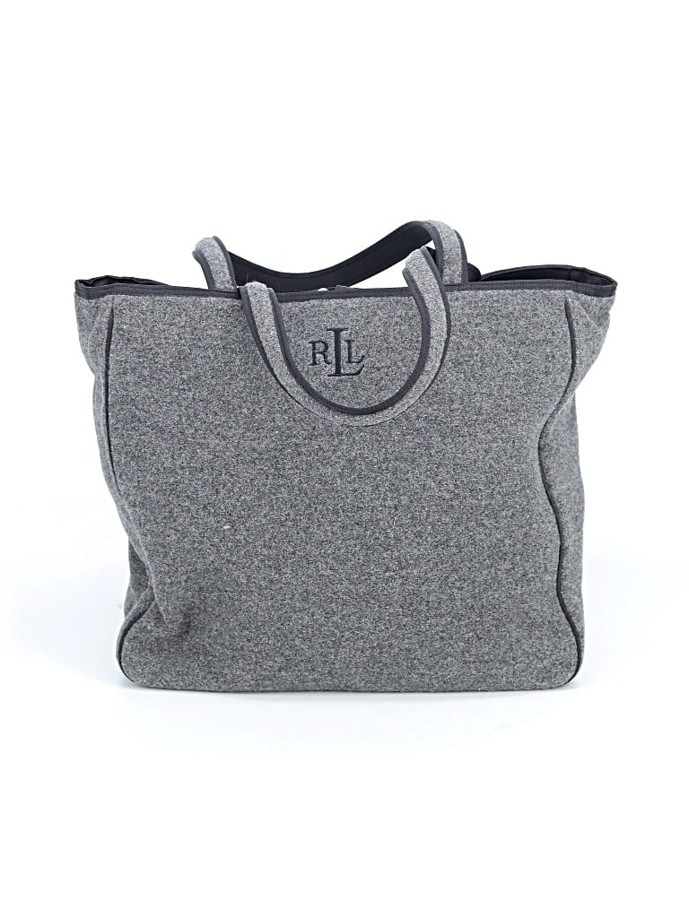 Pre-owned Polo Ralph Lauren Tote Bag In Gray