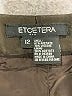 Etcetera Solid Black Gray Dress Pants Size 12 - photo 7