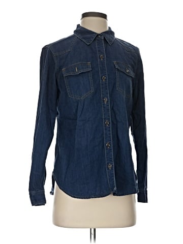 CAbi Long Sleeve Button-Down Shirt (view 1)