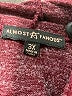 Almost Famous 100% Polyester Burgundy Pullover Hoodie Size 3X - photo 7