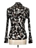 Apt. 9 Animal Print Silver Long Sleeve Blouse Size L (petite) - photo 2