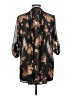 American Rag Cie 100% Polyester Black 3/4 Sleeve Blouse Size L - photo 2