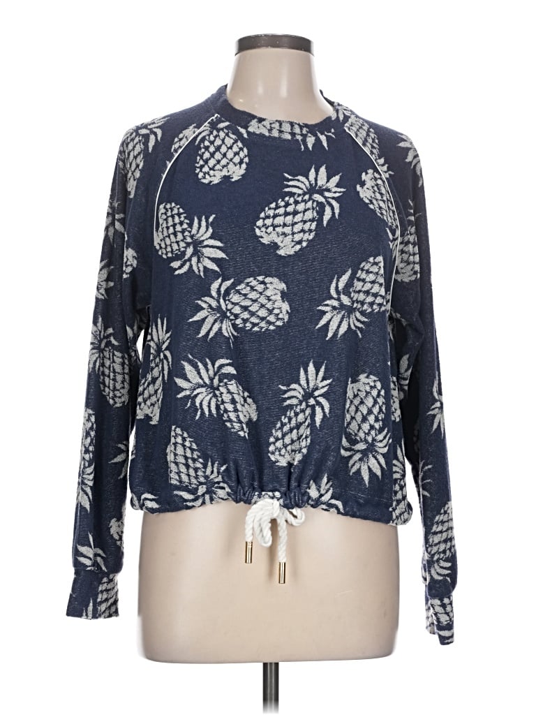 Pre-owned Le Superbe Long Sleeve T-shirt In Blue
