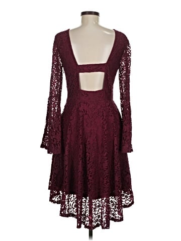 Ultra Pink Cocktail Dress (view 2)