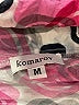 Komarov 100% Polyester Graphic Black Pink Long Sleeve Blouse Size Med (2) - photo 7