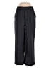 SIMKHAI Stripes Black Wool Pants Size 4 - photo 1