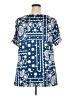 Ruby Rd. Blue Short Sleeve Blouse Size 2X - photo 2