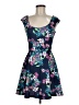 Candie's Floral Blue Cocktail Dress Size M - photo 1