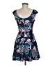 Candie's Floral Blue Cocktail Dress Size M - photo 2