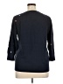 Ann Taylor LOFT Outlet Polka Dots Blue Pullover Sweater Size XL - photo 2