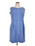Apt. 9 Blue Casual Dress Size XL - photo 1