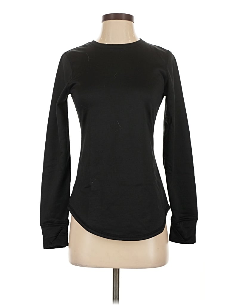 Pre-owned Cuddl Duds Pullover Sweater In Black