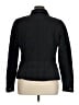 Lauren by Ralph Lauren 100% Polyester Argyle Black Jacket Size XL - photo 2