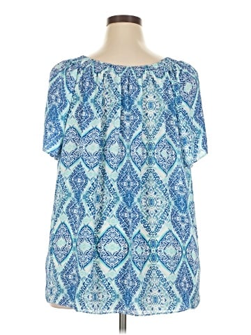 Violet & Claire Short Sleeve Blouse (view 2)