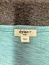 Dylan 100% Cotton Teal Long Sleeve Blouse Size L - photo 7