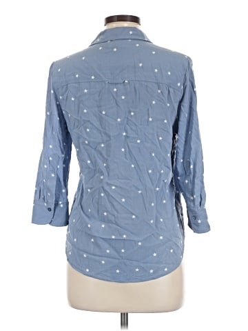 L'Agence 3/4 Sleeve Button-Down Shirt (view 2)