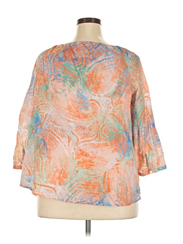 Lauren Jeans Co. 3/4 Sleeve Blouse (view 2)