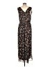 Joie 100% Polyester Floral Black Casual Dress Size 12 - photo 2