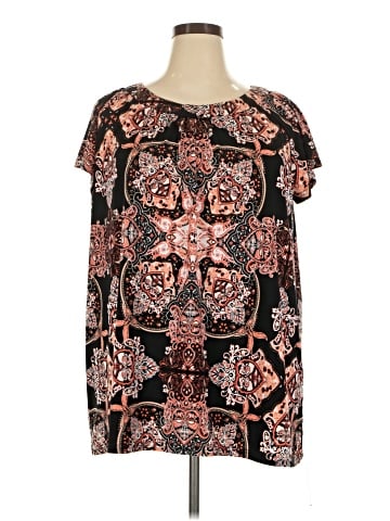 By Design Short Sleeve Blouse (view 1)