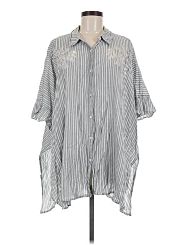Maeve 3/4 Sleeve Button-Down Shirt (view 1)